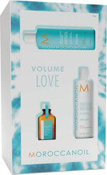 MoroccanOil Volume Shampoo 250ml & Conditioner 250ml Trio Bundle with 25ml Original Light Oil