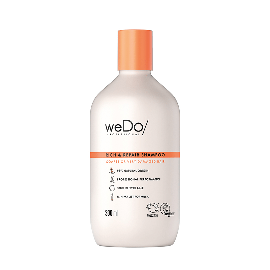 weDO Rich and Repair Sulphate Free Shampoo Cruelty free shampoo vegan shampoo