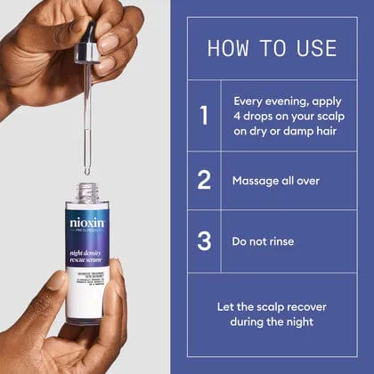 How to use Nioxin Night Density Rescue