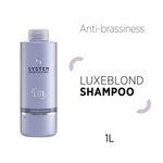 System Professional Purple Shampoo for Blondes 1000ml (with free pump)