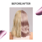 Color Fresh LIlac Frost Before and After 