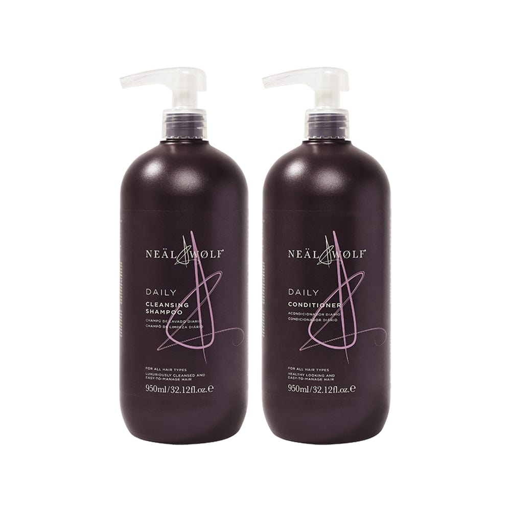 Neal and Wolf Clean and Care Daily Shampoo & Conditioner 950ml DUO