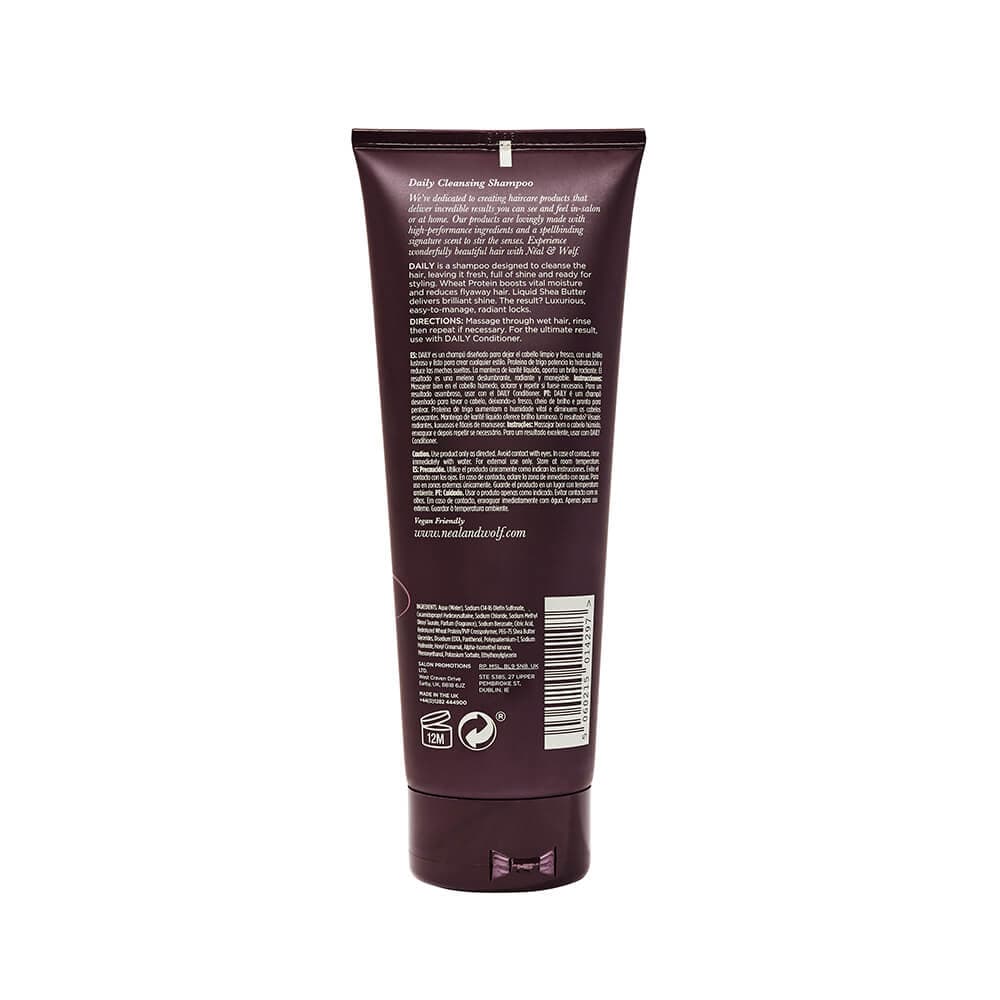 Neal and Wolf Daily Cleansing Shampoo 250ml - Bohairmia