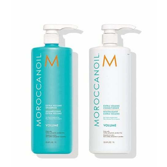 Moroccanoil Extra Volume Shampoo & Conditioner Duo 1000ml (with free pumps)