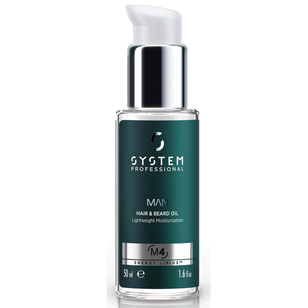 System Professional Man Hair & Beard Oil 50ml